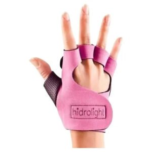 Luva Academia Crossfit Proteção Mãos Feminina Treino Pesado Cor Rosa Tamanho P