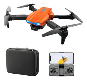Drone E99 4k Wifi 2 Dupla Hdcâmeras Profissional Cor Laranja