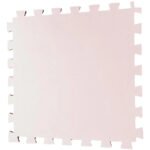 Tatame 1,00×1,00x10mm Com Encaixe Rosa Claro