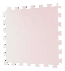 Tatame 1,00×1,00x10mm Com Encaixe Rosa Claro