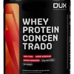 Whey Protein Concentrado Pote 900g – Dux Human Health Sabor Chocolate