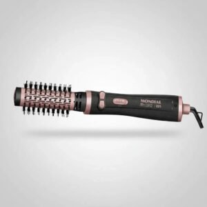 Escova Rotativa Mondial Ceramica Tourmaline Ion 3×1 Erb-01 Rosa 127/220v