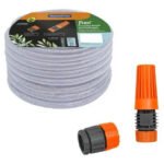 Mangueira Flex Tramontina Pvc C/ Engate E Esguicho 15m Cor Transparente