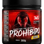 PROHIBIDO PRÉ TREINO 360g – Sabor: Citrus – A Combinação Perfeita de 8 Ingredientes que proporcionam energia do início ao fim do seu Treino
