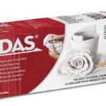 Massa De Modelar E Escultura De Cerâmica Fria Polar 1kg – Das White pasta