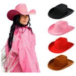 Chapéu Country Ana Castela Boiadera Rodeio Sertanejo Cowgirl Cor Marrom Tamanho Un