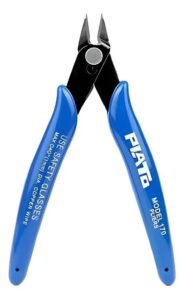 Alicate De Corte De Precisão P/ Eletrônica Plato 170 Cor Azul