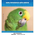 Papel Foto Glossy Adesivo Masterprint A4 115g 20 Folhas Branco