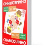 Papel Sulfite A4 Chamequinho 180g/m² Branco 50 Folhas