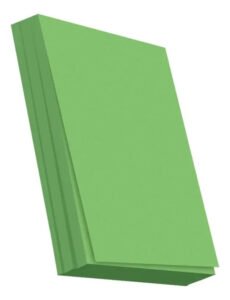 Papel Offset 120gr A4 100 Folhas Azul Branco Verde Rosa Verde