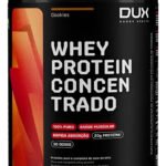 Whey Protein Concentrado Pote 900g Dux Nutrition Sabor Cappuccino