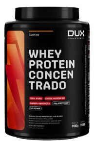 Whey Protein Concentrado Pote 900g Dux Nutrition Sabor Cappuccino