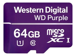 Cartão de memória Western Digital WDD064G1P0A WD Purple 64GB