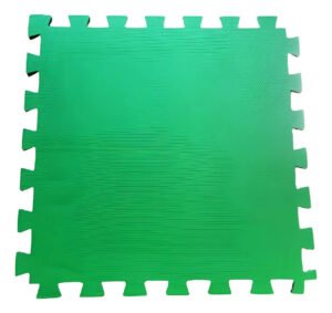 Tatame 1,00×1,00 10mm (economico) Cor Verde Liso
