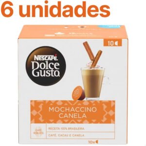 Kit 60 Cápsulas Dolce Gusto Café Mochaccino Canela