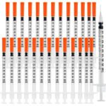 Kit 30 Seringas Insulina 0,5ml C/agulha Fixa 8mm X0,30m Sr 0.5 Ml
