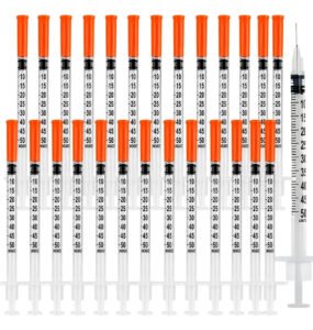 Kit 30 Seringas Insulina 0,5ml C/agulha Fixa 8mm X0,30m Sr 0.5 Ml