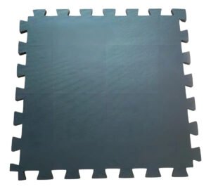 Tatame 1,00×1,00x10mm Com Encaixe Preto