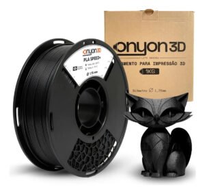 Filamento Pla Plus 1kg Impressão 3d Nacional – Cores Cor Preto