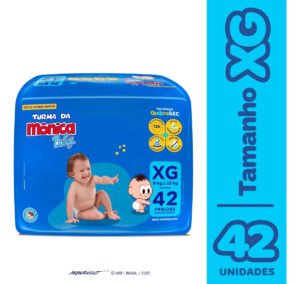 Fralda Descartável Turma da Mônica Baby XG Pacote 42 Unidades
