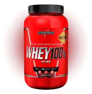 Whey 100% Pure Integralmedica Proteína Pura Sabor Chocolate