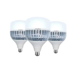 Kit 3 Lampada Led 80w E27 E40 Bulbo Forte 6500k Branco Frio Industrial Alta Potência Grande Bivolt 110v 220v Goodlux