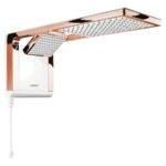 Chuveiro Acqua Duo Branco Rose Gold 7800w Lorenzetti Cor Branco/Rose gold Potência 7800 W
