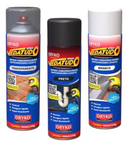 Spray Vedatudo Vazamentos De Agua Reparo Telha Laje Calha Cor Transparente