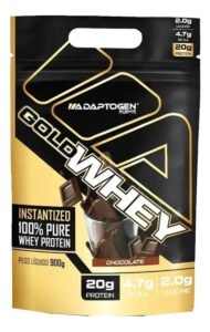 Gold Whey Bag 900g Refil – Adaptogen Sabor Chocolate