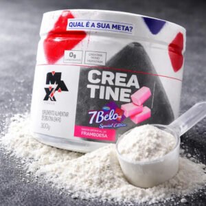 Creatina 300g – Max Titanium Sabor:7belo Sabor FRAMBOSESA