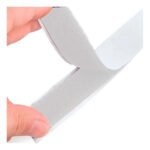 Fecho Contato Fita De Velcro Adesivo 3mts 25mm Preto/branco Cor Branco