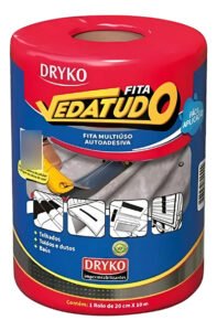 Manta Asfáltica Auto Adesiva Dryko VedaTudo Aluminizada para Telhado 20cm x 10m