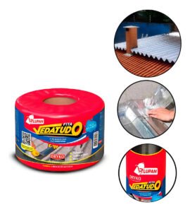 Manta Asfáltica 10cm Auto Adesiva Aluminizada Fita Vedatudo Multiuso Telhado – Dryko Aluminio