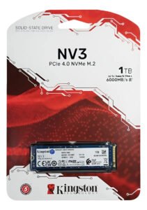 Ssd Kingston 1tb M2 Nvme3 Interno Pcie Gen 4.0 Leitura 6000mb/s Gravação 4000mb/s – Azul-aço