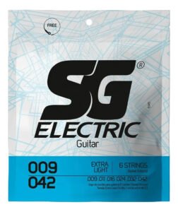 Encordoamento para Guitarra Elétrica SG de Níquel Extra Leve 09