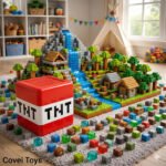 Kit 180 Blocos Magnéticos Construção Imã Montar Empilhamento Cubo Infantil Brinquedo Educativo Covei Toys