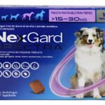 Nexgard Spectra 15,1 A 30kg | Antipulgas | 1 Table Cor Marrom