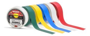 Fita Isolante Imperial Verde 3m 18 Mm X 10 Mt Kit 10 Peças