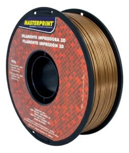 Filamento De Impressora 3d Petg 1,75mm 1kg Masterprint Bronze