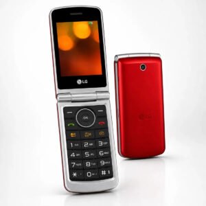 Celular Antigo Som Alto P/ Idoso Teclado Letras Grandes 2g Vermelho