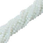 150 Miçangas Contas De Cristal Vidro 8mm Umbanda E Candomble Cor Opala