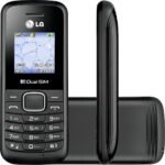 LG B220A Dual SIM 32 MB preto 32 MB RAM celular simples – CHIP 2G