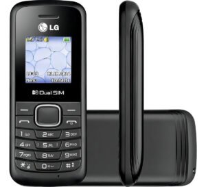 LG B220A Dual SIM 32 MB preto 32 MB RAM celular simples – CHIP 2G