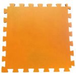 Tatame 1,00×1,00 10mm (economico) Cor Laranja Liso