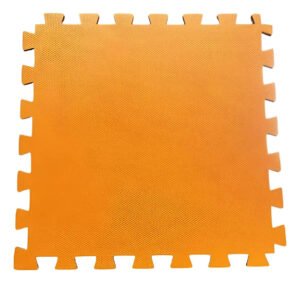 Tatame 1,00×1,00 10mm (economico) Cor Laranja Liso